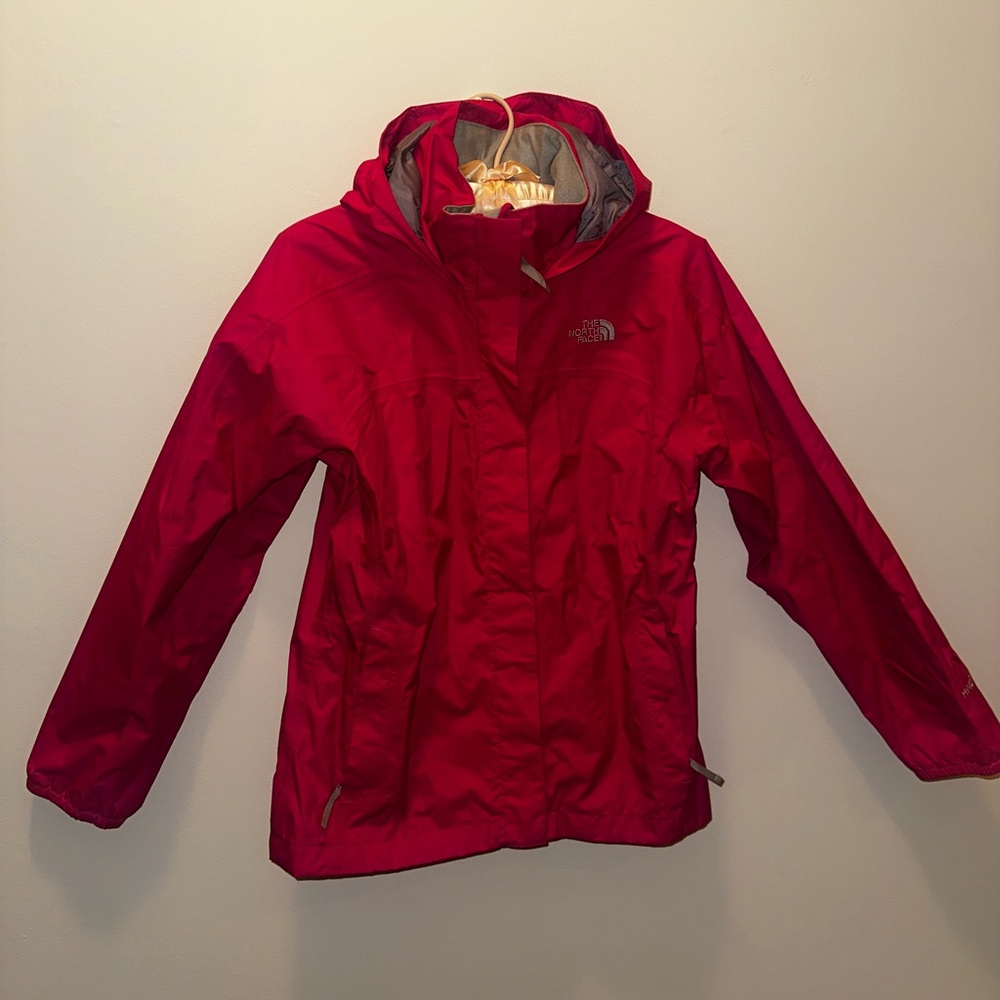 The North Face Pink Hooded Windbreaker Jacket - Picture 2 of 5